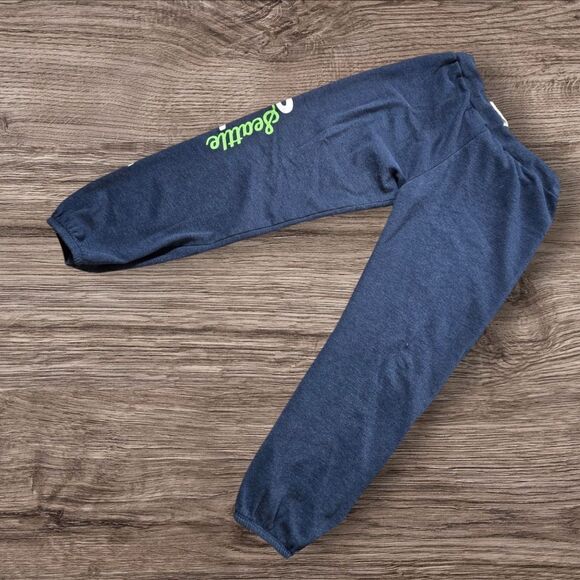 NFL Seattle Seahawks Football Blue Joggers Sweatpants - Picture 4 of 7
